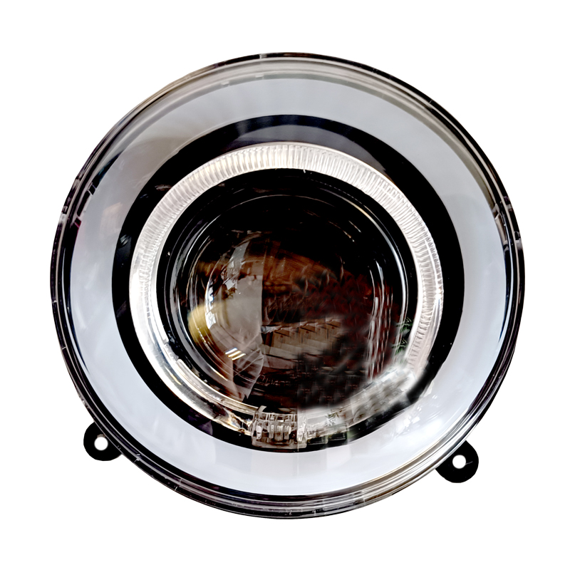 新国标大牛N7小牛1号大灯总居LED激光透镜55W65W75W天使恶魔车灯