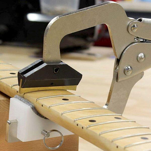 手持吉他品丝按压机夹具 吉他品丝更换安装专业维修工具+弧度铜片