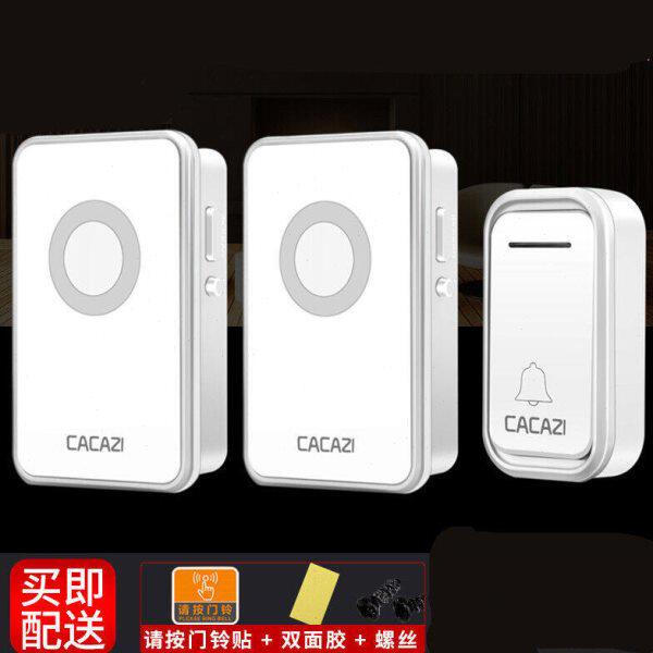 门铃无线防水家用老人呼叫器无线电铃不用电线一拖一拖二数码门铃