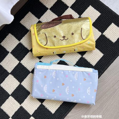 日系可爱卡通便携防水野餐垫户外野炊春游露营地垫野餐布可折叠