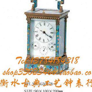 钟表四盘六针能皮套艺术仿古机械座钟欧式西洋卧室创意装饰摆件