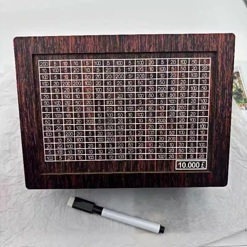 存钱罐木质木制高级生日小礼品男y女储蓄罐2024新款存钱罐只进不