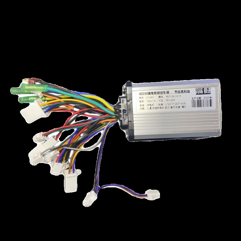 折叠代驾车锂电专用36V48V控制器正弦波直E流无刷马达250W350W400