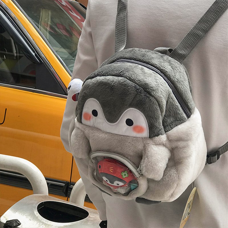 双肩背包女可爱卡通jk少女z玩偶包痛包公仔毛绒休闲迷你小书包