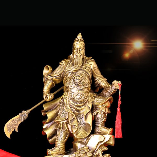 武财神关公像忠义千秋关二爷武圣大号招财办公室工艺品摆件