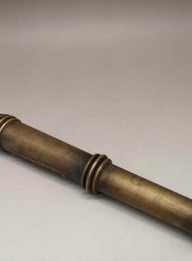 老式兵器仿古炮筒火铳北洋官造火铳纯铜制造家居装饰工艺礼品铜器