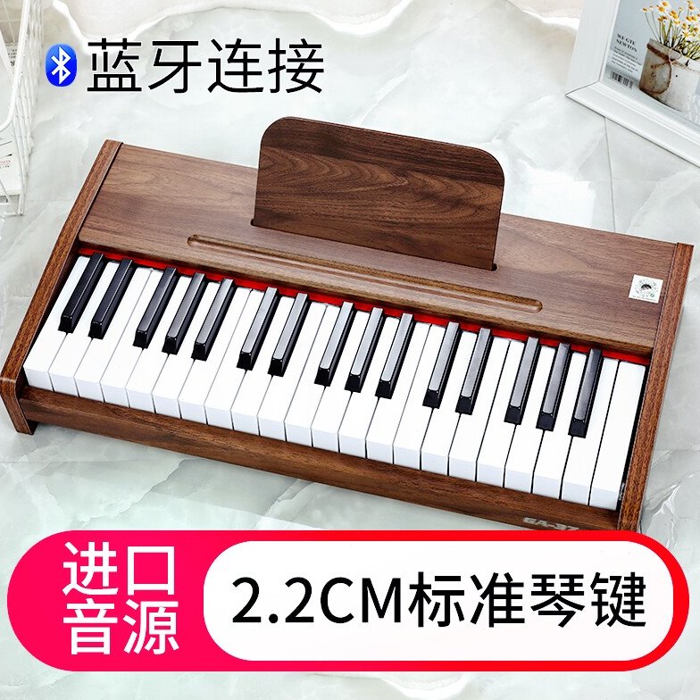 木质电子琴小钢琴37键初学者入门便携式初学者成年用成年人儿童25