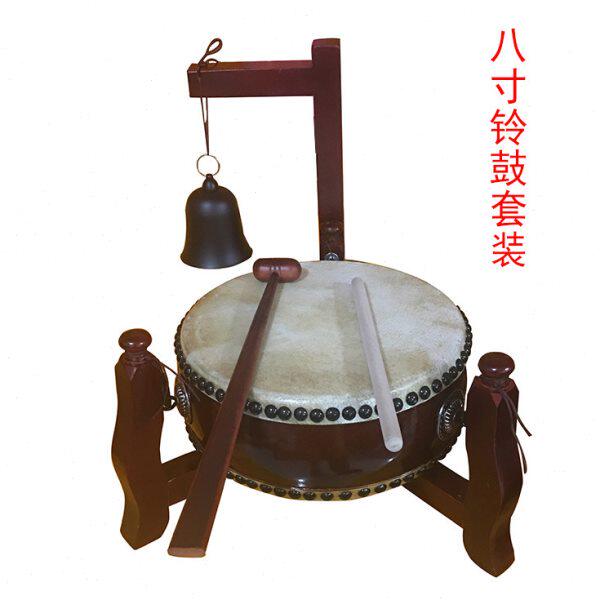 小号铃鼓架鼓架子居士学习实木折叠鼓架学习法器寺院包邮