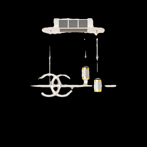 餐厅灯 风扇灯2023新款直流变C频无叶风扇吊灯一体智能语音灯具