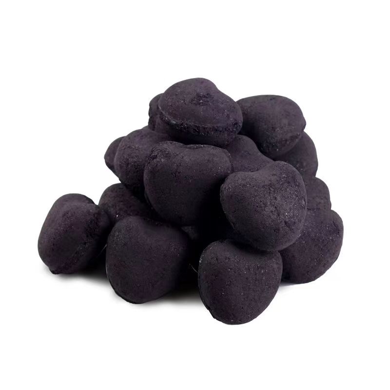 蓝色火宴巨能燃烧烤碳无烟木炭烤肉果木炭室内机制竹炭块取暖