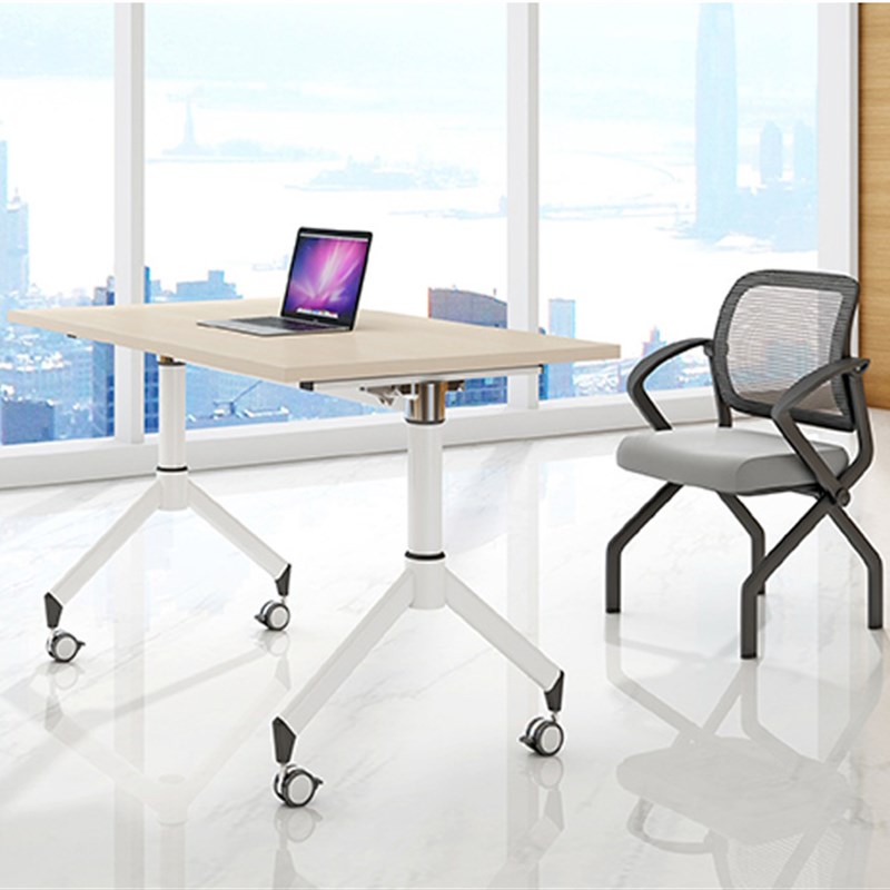 现代SOHO办公桌 多功能可移动会议桌 折叠桌板式自由培训桌子