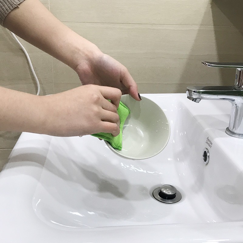出口 洗碗布吸水不易掉毛去油海绵擦块饭盒茶杯清洁抹布