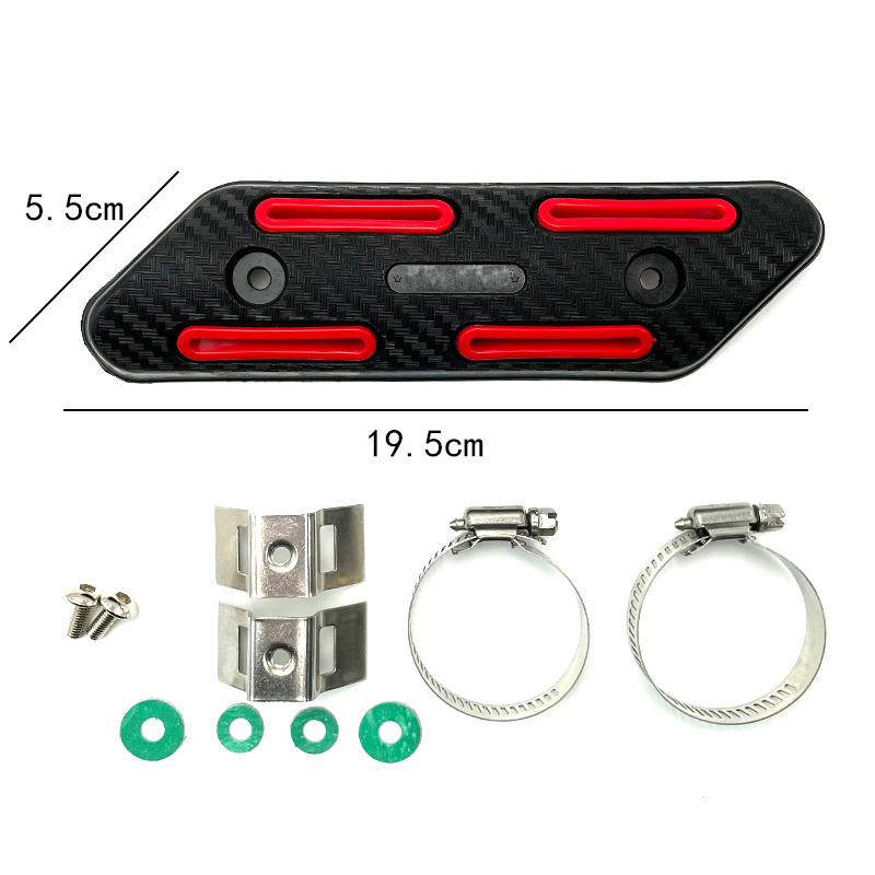 适用金吉拉300摩托车排气管防烫盖隔热保护罩装饰配件灰石300通用