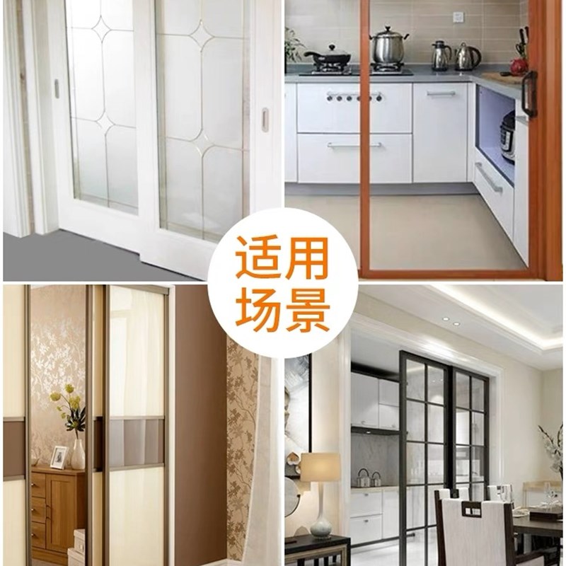 移门轨道滑道实木玻璃门折叠推拉门滑轨滑轮吊滑吊轨吊轮吊门导轨