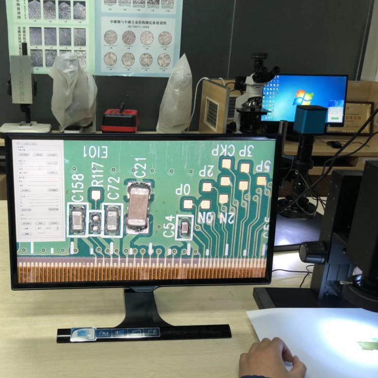 自动聚焦视频显微镜适用于电路板元器件快速检测