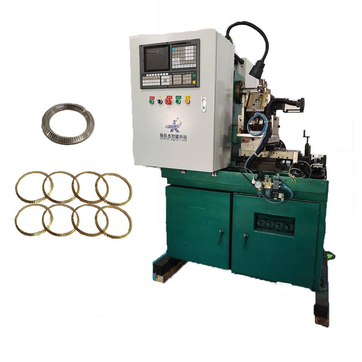 不锈钢齿轮机CH500T开口圈圆环表壳饰品配件，设备厂家