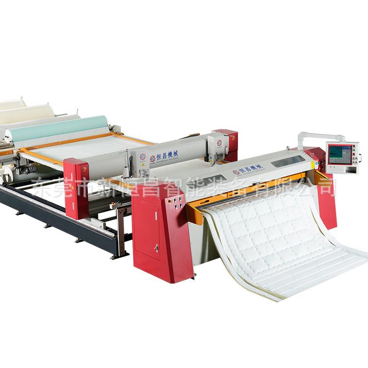 恒昌HC-D3000电脑双头使用的全自动绗缝机绗缝图案精密