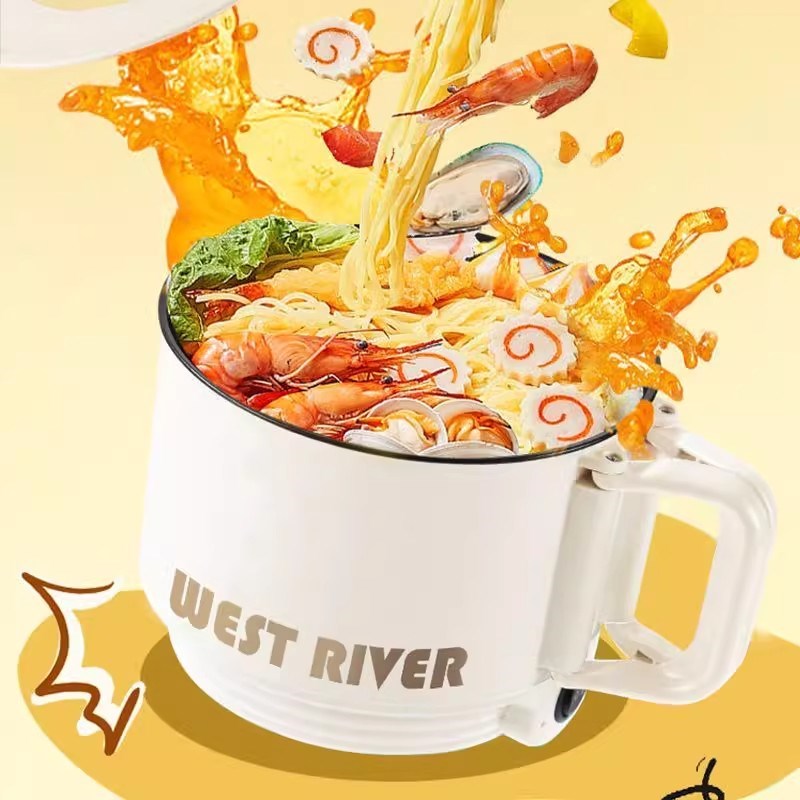 德国进口小家电折叠电煮锅多功能电饭煲家用电热火锅煮面锅不粘锅