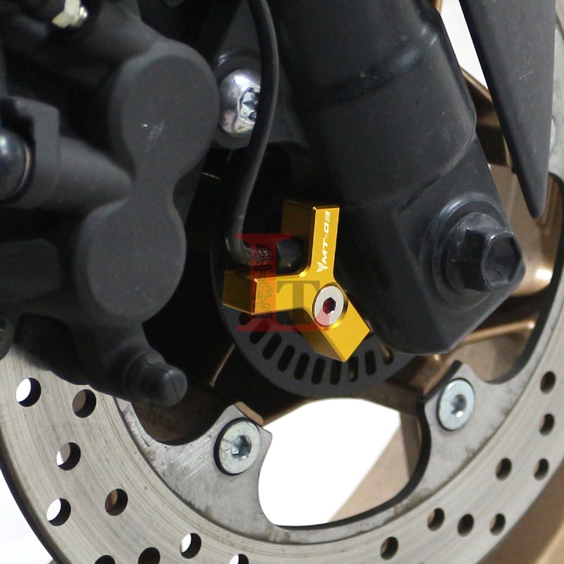 适用于雅马哈R3 R25 MT03 MT25改装前轮ABS保护罩传感器防护盖壳