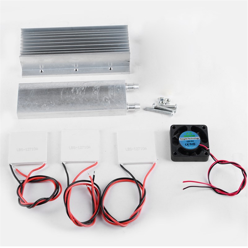 12v大功率半导体电子diy制冷片制冷器冰箱空调制作套件降温模块