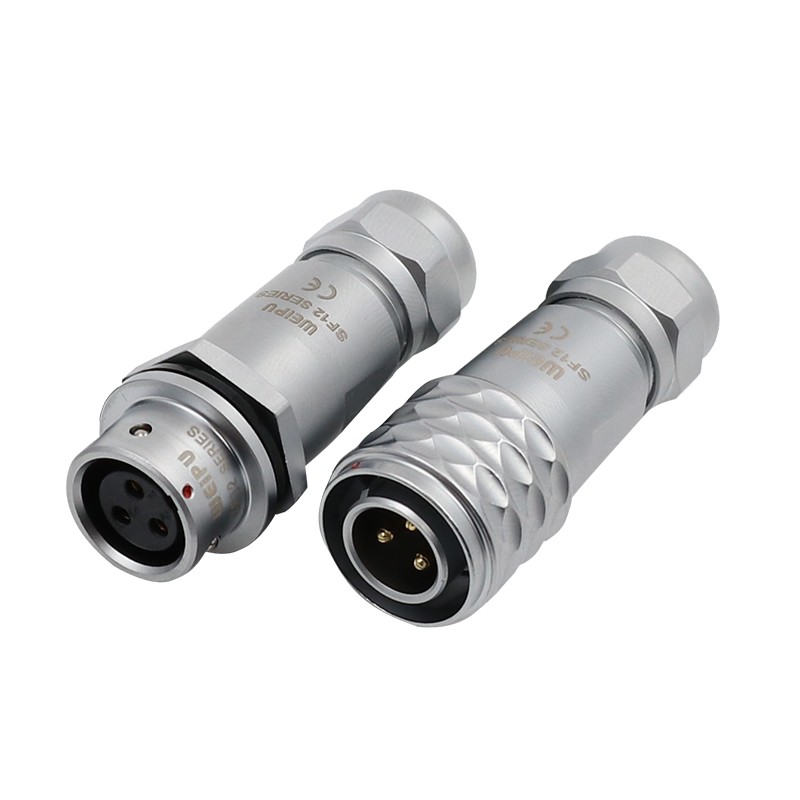 WEIPU威浦SF12对接式插头插座 2芯3芯4芯5芯6芯7芯9芯航空插