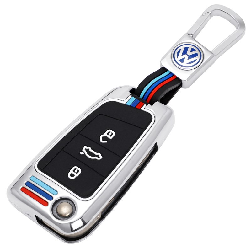 17款帕萨特钥匙套金属壳老大众领驭330汽车用品280装饰扣男包