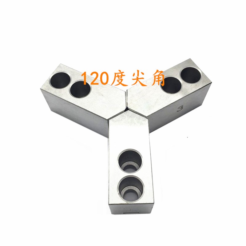 液压三爪卡盘软爪6寸8寸10寸12寸加高油压生爪60 90 120度包邮