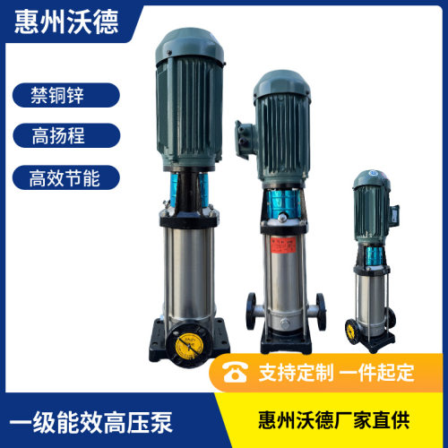 供应惠沃德不锈钢多级离心泵DL1-19ZDI配一级能效禁铜锌泵高压