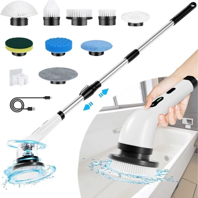 电动旋转清洁刷无绳长柄缝隙刷厨房浴室刷Electric Spin Scrubber
