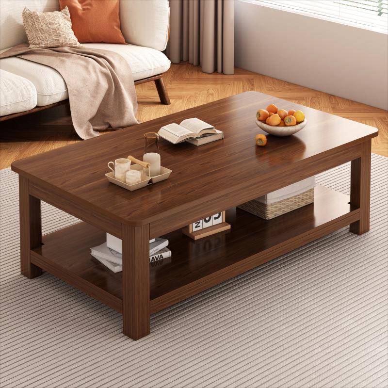 实木茶几客厅小户型家用新款长方形中式茶桌子办公室中古创意茶台