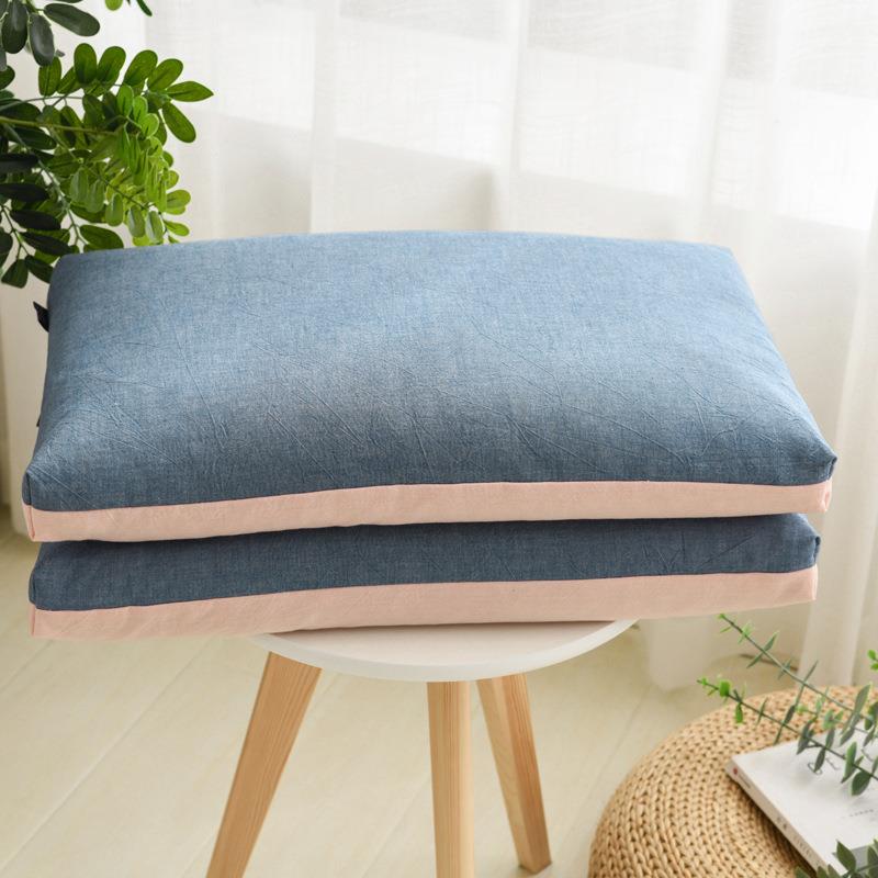 学生双色水洗棉全荞麦壳枕头儿童成人可拆洗内套内胆透气护颈枕芯