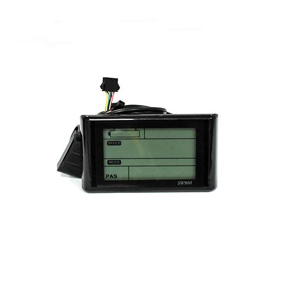 自行车山地车锂电改装用仪表SW900，防水接头适用24V,36V,48V等