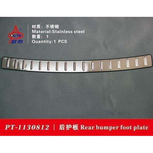 适用于标致308后护板15款标致308后杠踏板不锈钢后门槛条308改装