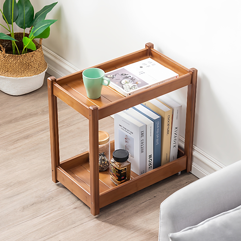 可移动小型茶几沙发边几边柜家用客厅边桌迷你角几方几茶台收纳柜