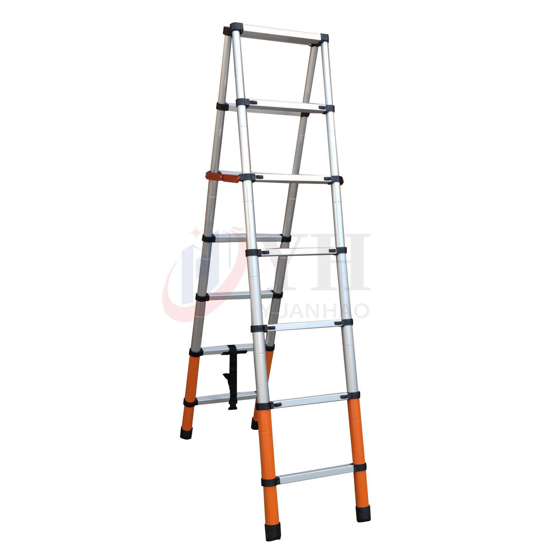 多功能安全便捷双面伸缩铝合金梯子可调节家用工程梯具防滑