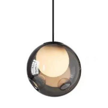 新现代简约创意卧室床头吊灯北欧设计师风个性北欧玻璃小吊灯