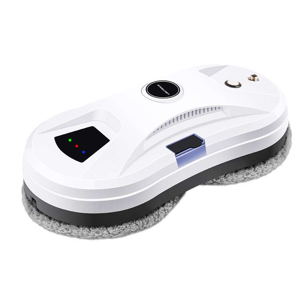 德国LIECTROUX智能擦窗机器家用窗户清洗吸尘器带喷水拖规划路径