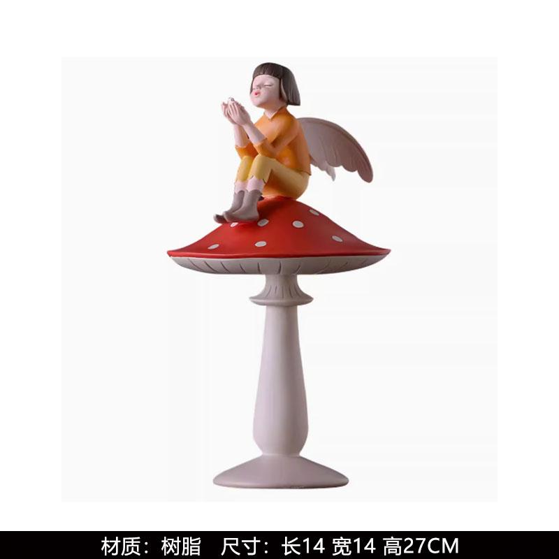 简约现代样板间女孩房书桌组合摆件售楼处儿童房桌面创意软装饰品
