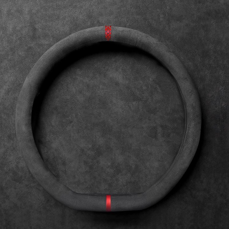 丰田皇冠方向盘套陆放12代13代14代把套翻毛皮四季通用