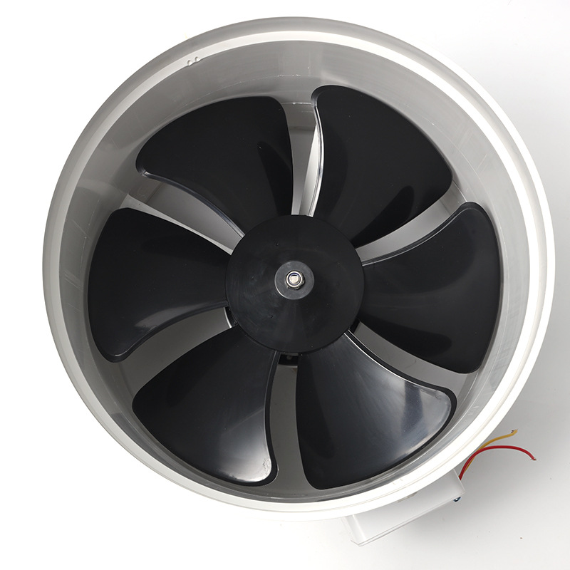 实验室PP轴流风机防腐250管道风机通风橱通风柜风机高速220v静音