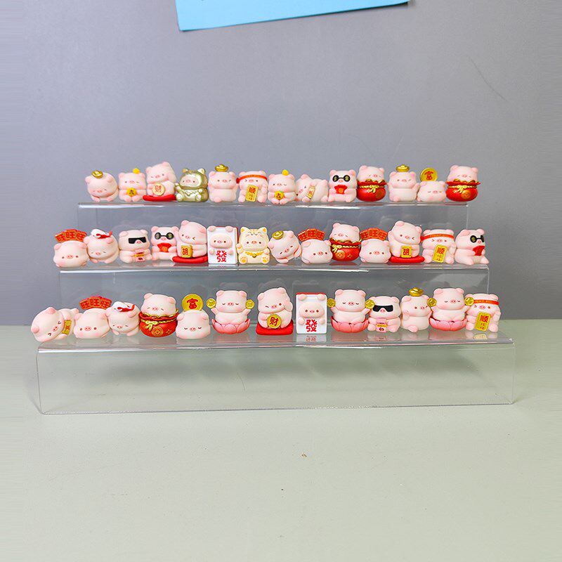 2024龙年礼物正版宝运猪猪盲盒惊喜萌粒冰箱贴装饰品新年生日礼品