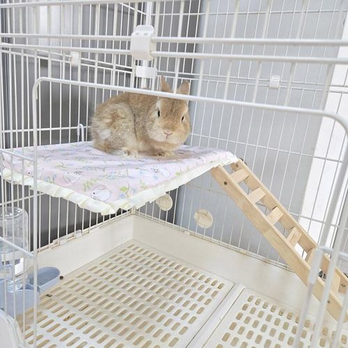 兔兔笼用挂床小宠猫咪跳板挂式侏儒兔休息台阁楼笼用小平台宠物