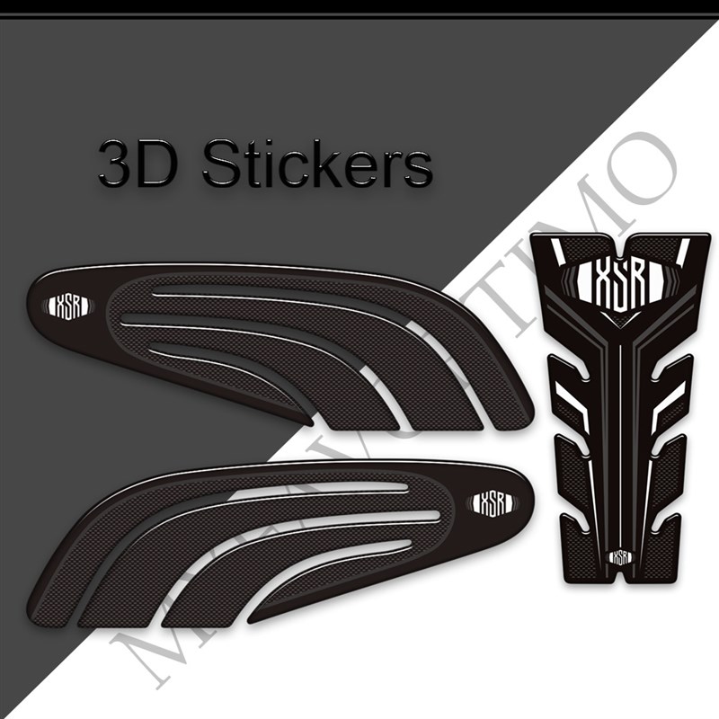 适用于山叶XSR700 XSR 700油箱3D立体贴纸拉花2018-2022