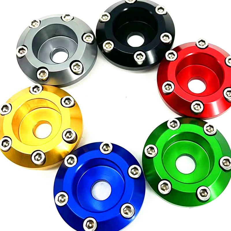 JOG50/90 DIO50 18/28/y34/35期ZX50改装CNC铝合金后轮螺母装饰盖