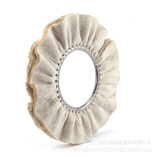 自动抛光机麻风轮不锈钢抛光打磨麻轮金属粗抛拉丝轮皱褶风麻轮