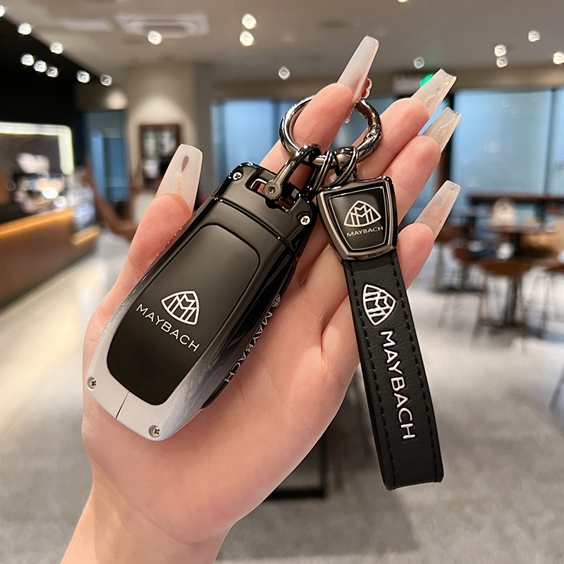 适用奔驰迈巴赫GLS480钥匙套GLS600 GLS450车S级全包高级壳金属