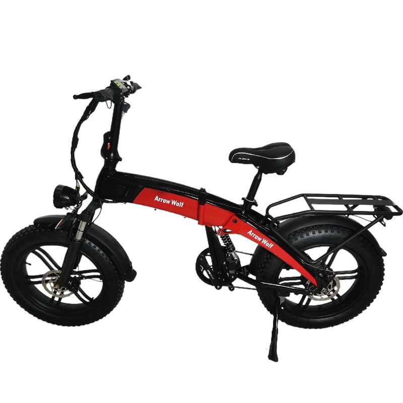 20寸雪地胎电h动自行车 助力电动车 宽胎电动自行车折叠电动自行