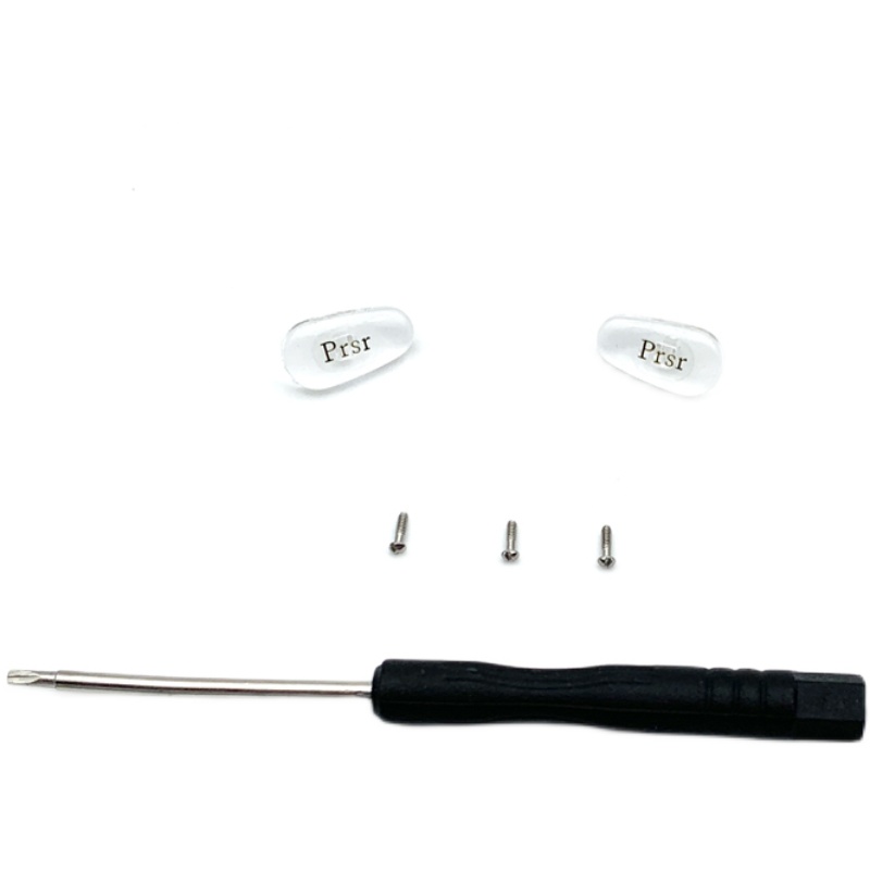 Ps  眼镜鼻托原装金色银色新款超软硅胶鼻梁V垫托叶送螺丝刀