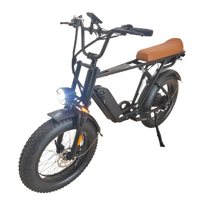 20寸山地电动自行车宽胎电动自行车沙滩电动自行车U助力电动自行