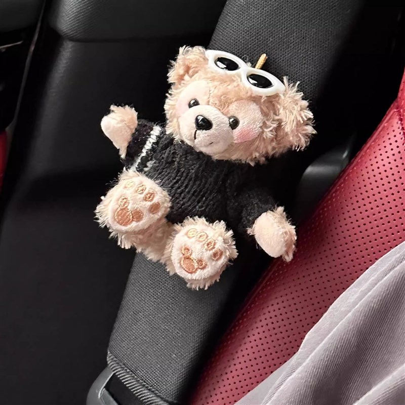 夏日甜酷崽崽汽车安全带护肩套防勒脖女生车内饰品副驾驶新车礼物